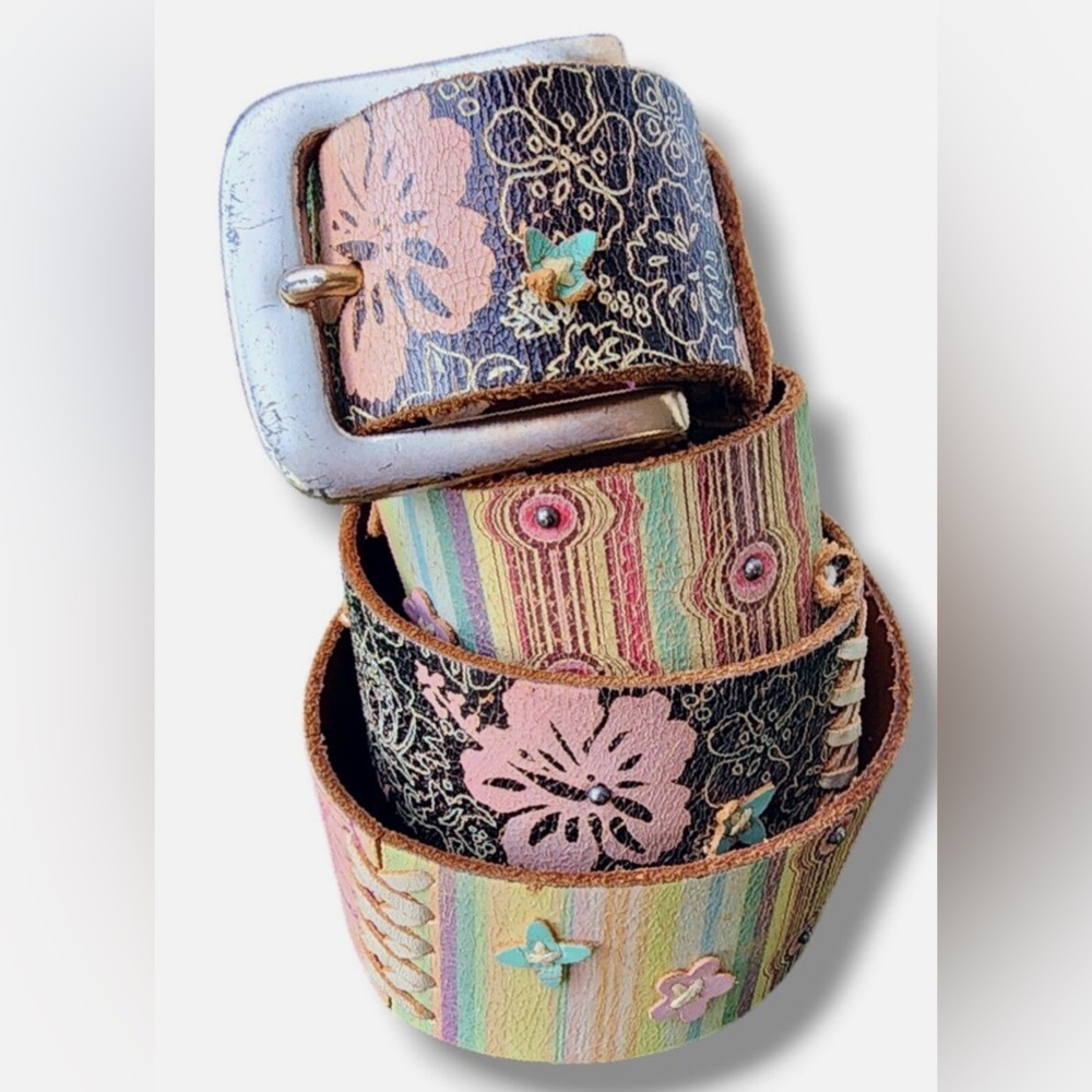 Vintage Girls Fossil Belt